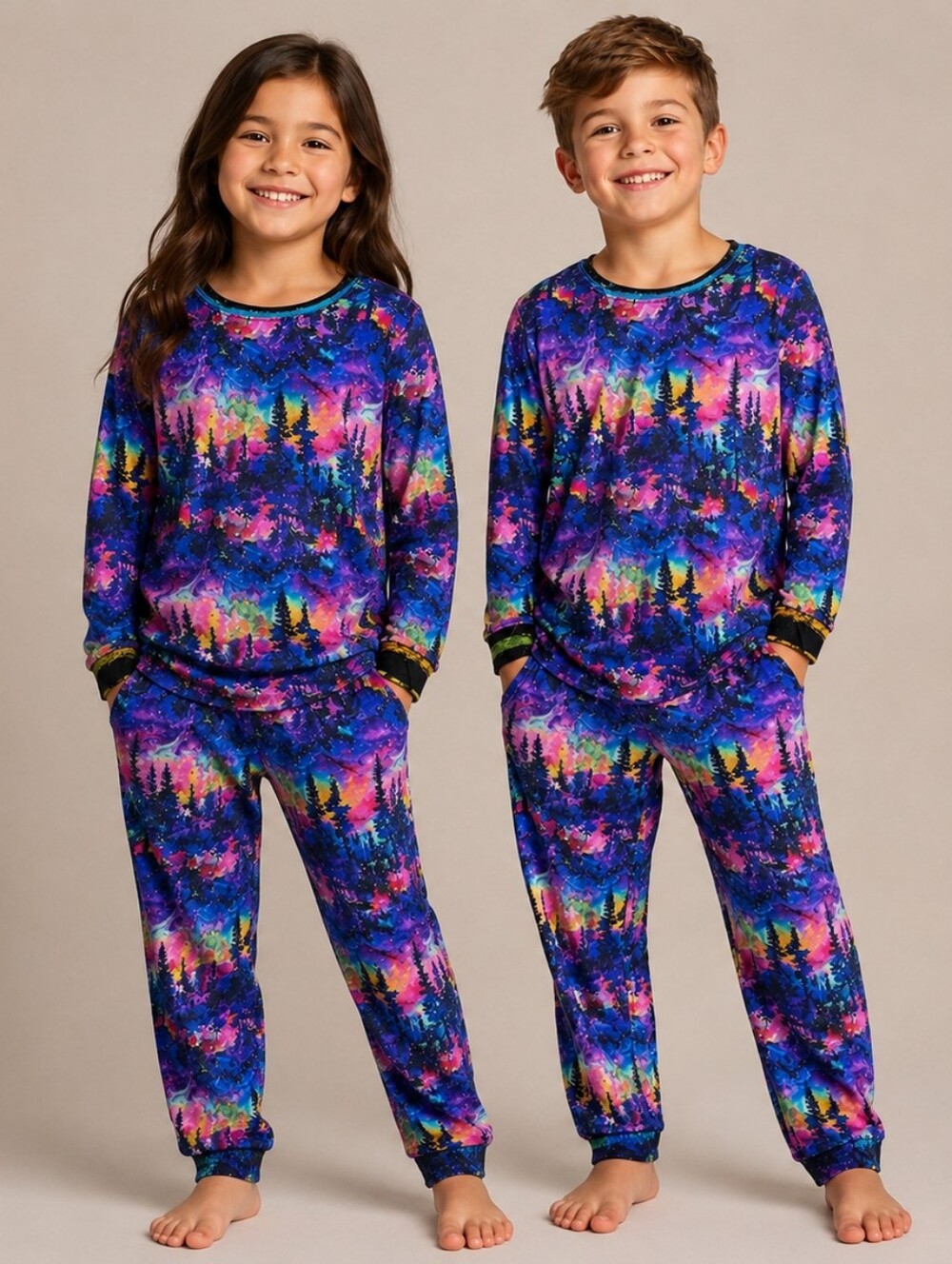 Enchanted Forest Bamboo PJs Unisex Size 9/10